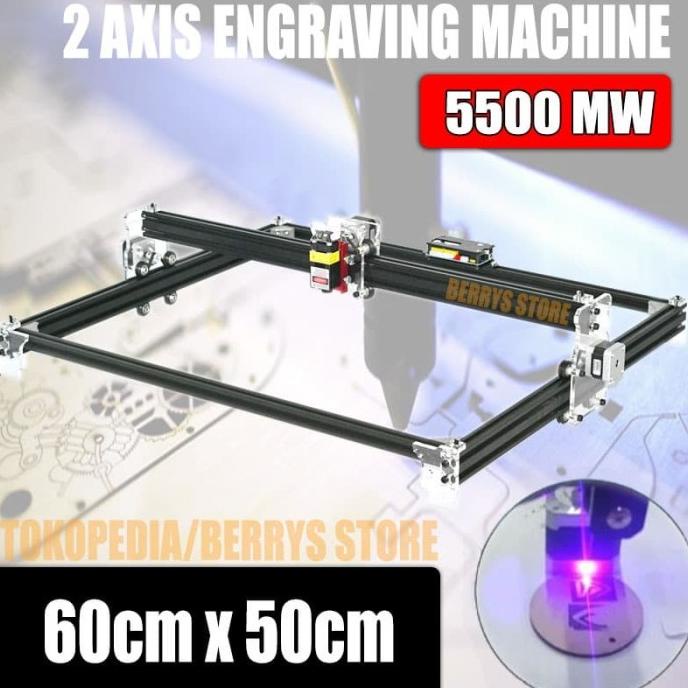 MESIN CNC LASER CUTTING GRAFIR ENGRAVING KAYU 5500MW