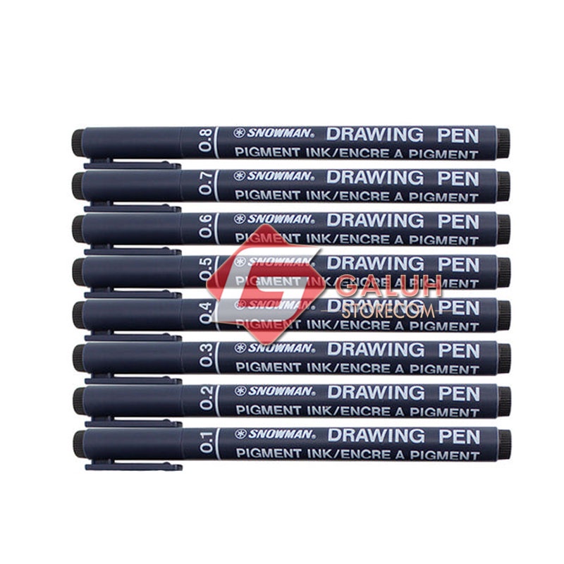 

Snowman Pulpen Drawing Pen