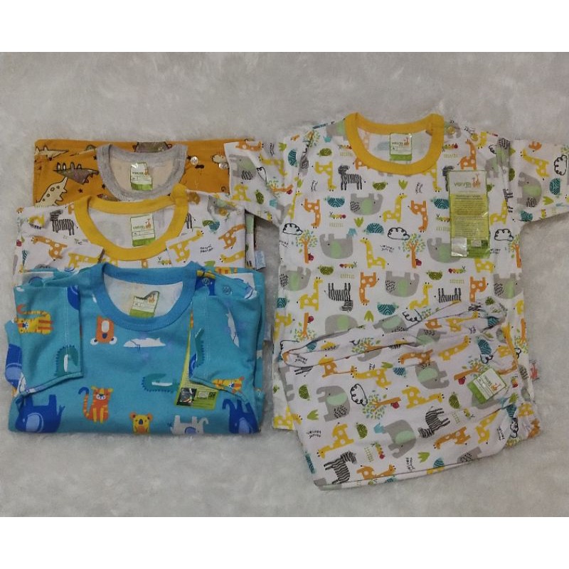 Setelan Oblong kancing pundak Velvet Junior XL pakaian bayi murah baju bayi velvet pakaian bayi velv