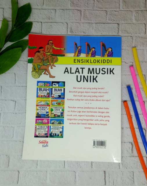 Buku Anak Ensiklokiddi - Tokoh Penemu dan Alat Musik Unik Untuk Usia 7-12 Tahun