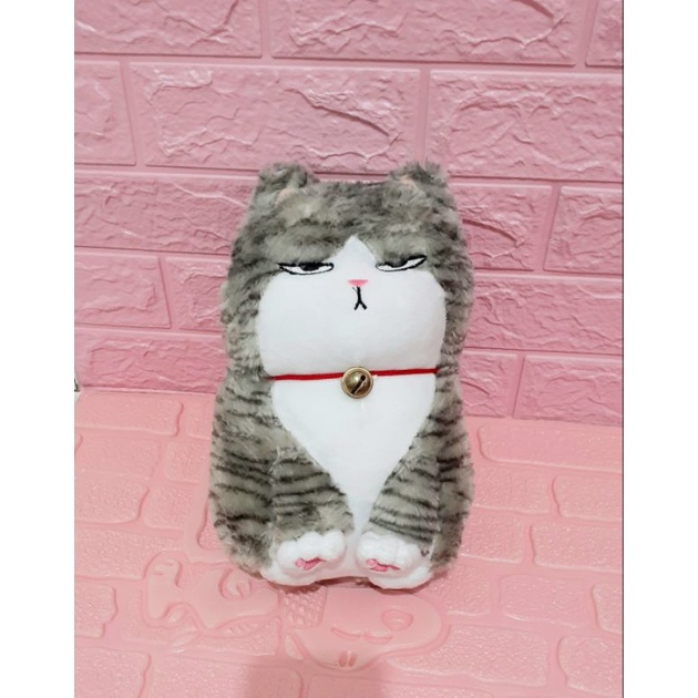 Boneka Kucing Gendut Lucu Mata Sipit Besar SNI