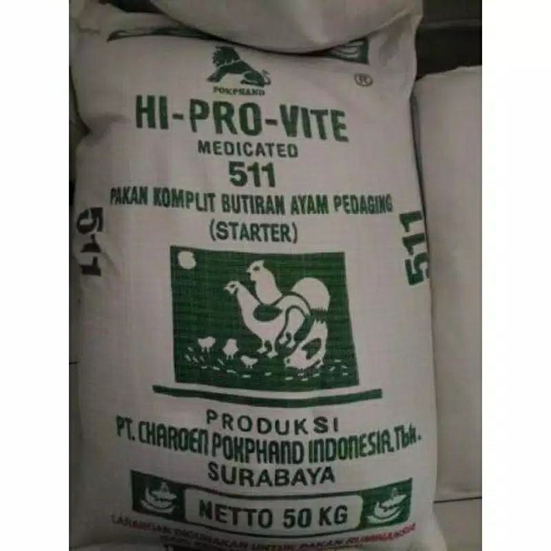 Pur 511 Untuk ayam starter produksi PT. Charoen Pokphand.