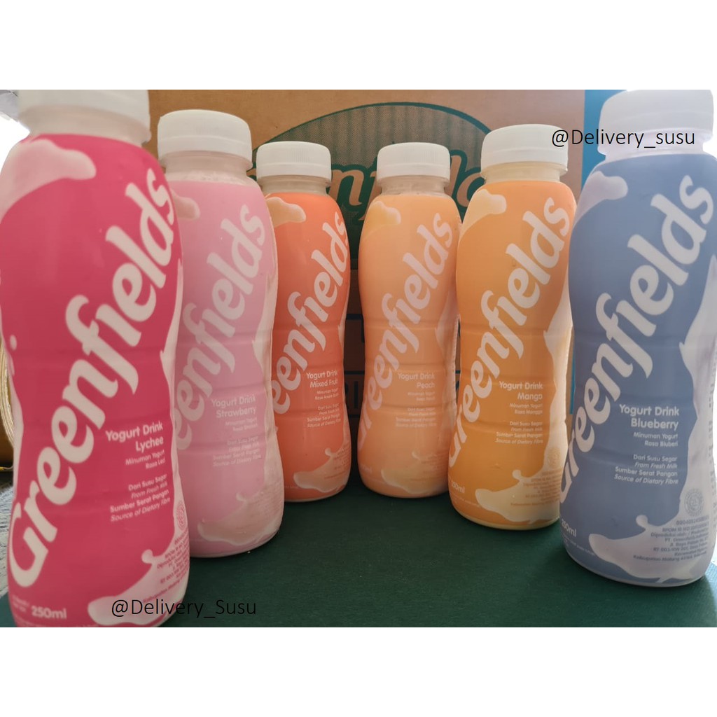 Jual Yogurt Drink Greenfields 250ml Shopee Indonesia