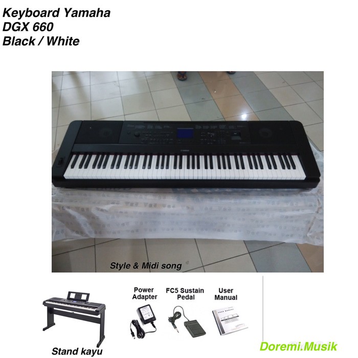 Digital Piano Yamaha Dgx-660 Original