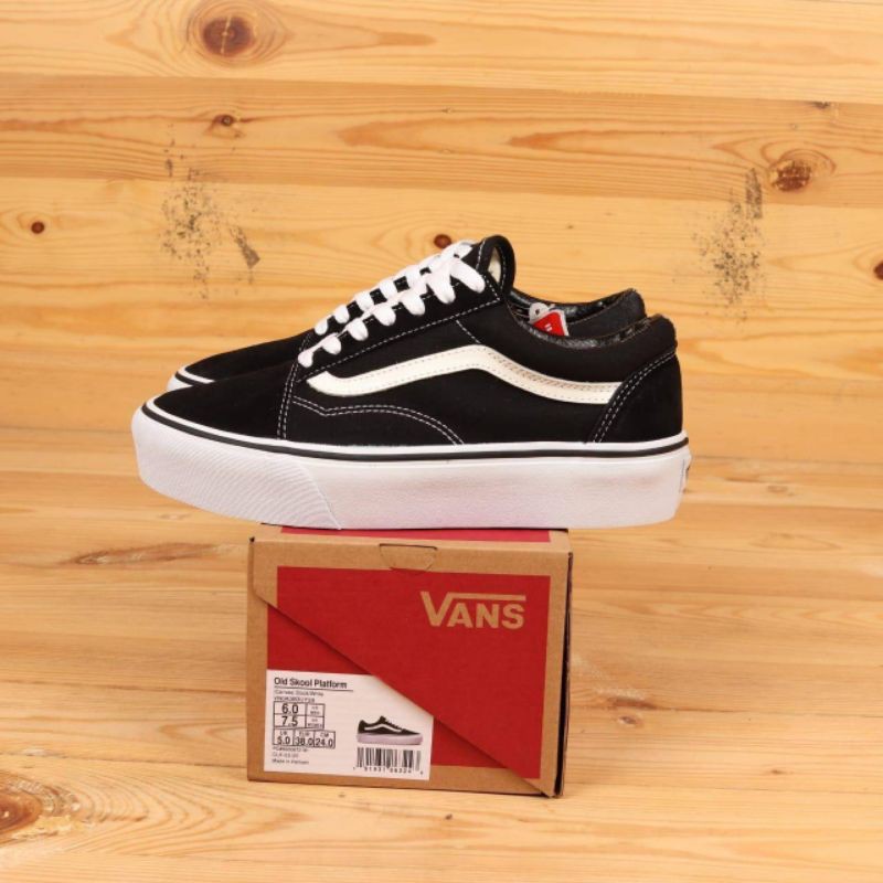 vans old skool platform orange