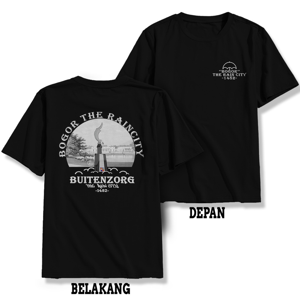 KAOS BOGOR TUGU KUJANG - KAOS BUITENZORG - KAOS BOGOR RAIN CITY - Tshirt Kaos Bogor Distro