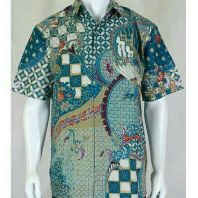 KEMEJA BATIK TULIS LENGAN PENDEK FURING