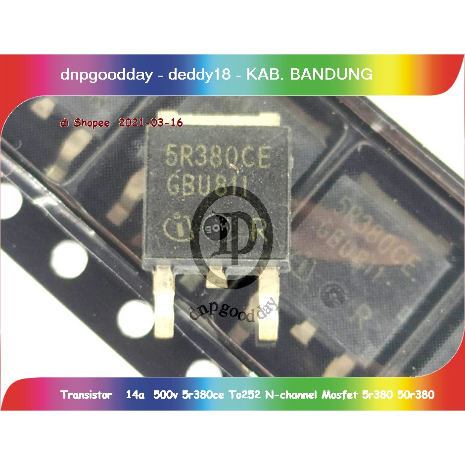 Transistor 14a 500v 5r380ce To252 N-channel Mosfet 5r380 50r380 ...