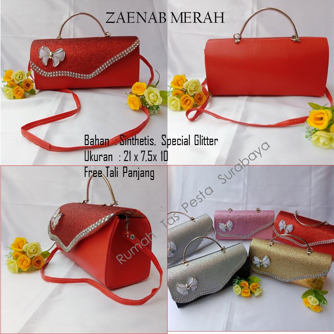 Tas Lucu,Tas Murah,Tas Mewah,ZAENAB MERAH