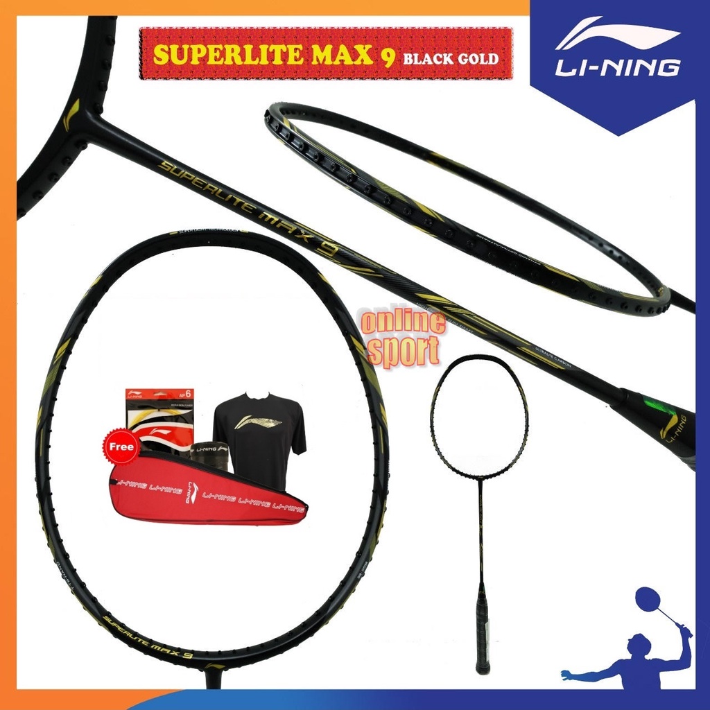 LI NING G Force Superlite Max 9 Raket Badminton LINING Superlite Max 9