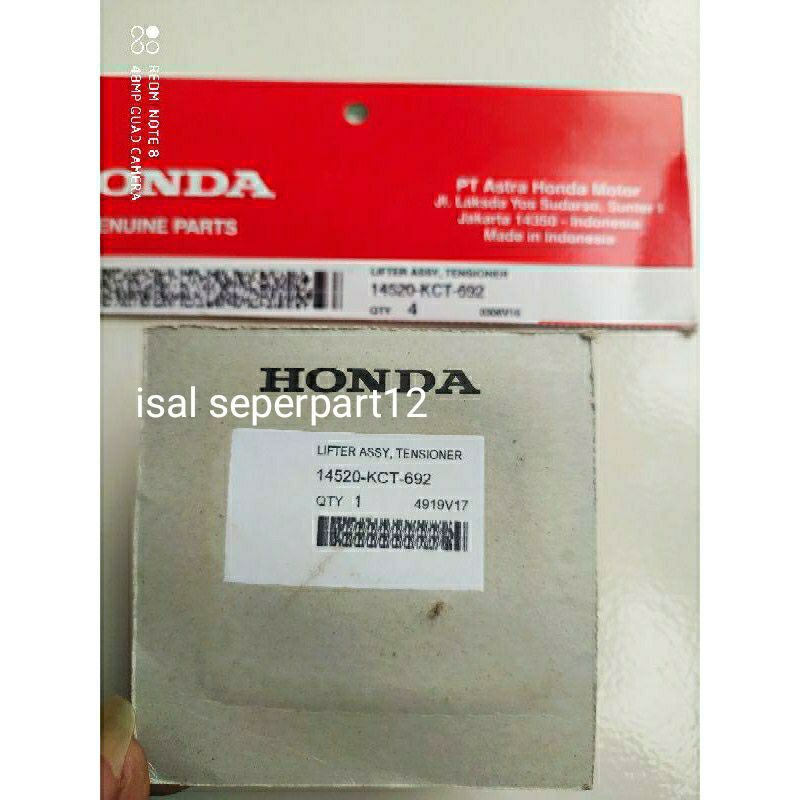 TONJOKAN KETENG TENSIONER HONDA TIGER/TIGER REVO/KUALITAS ORI