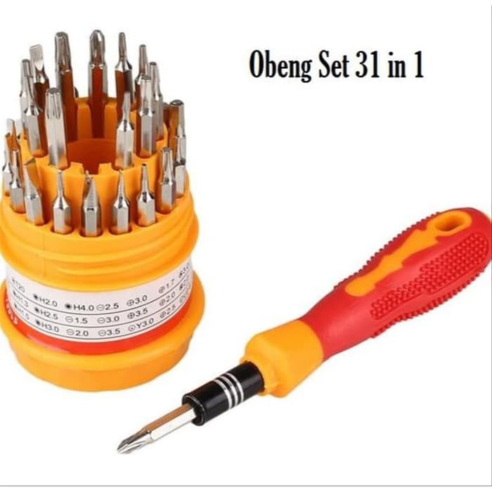 Obeng Set Multi 31 in 1 MINI Screwdriver Handphone Elektronik Laptop