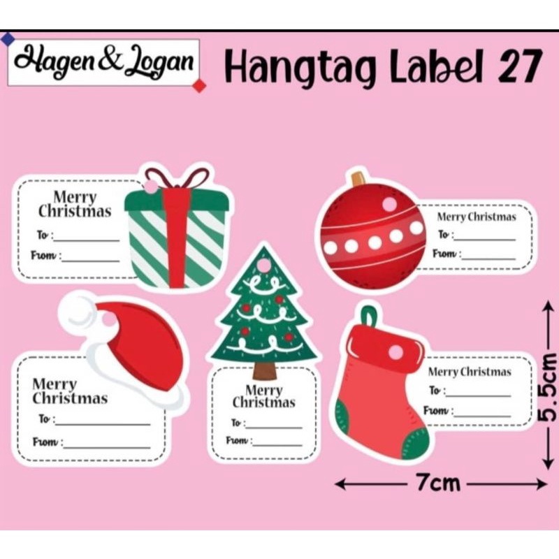 hand tag isi 10 pcs