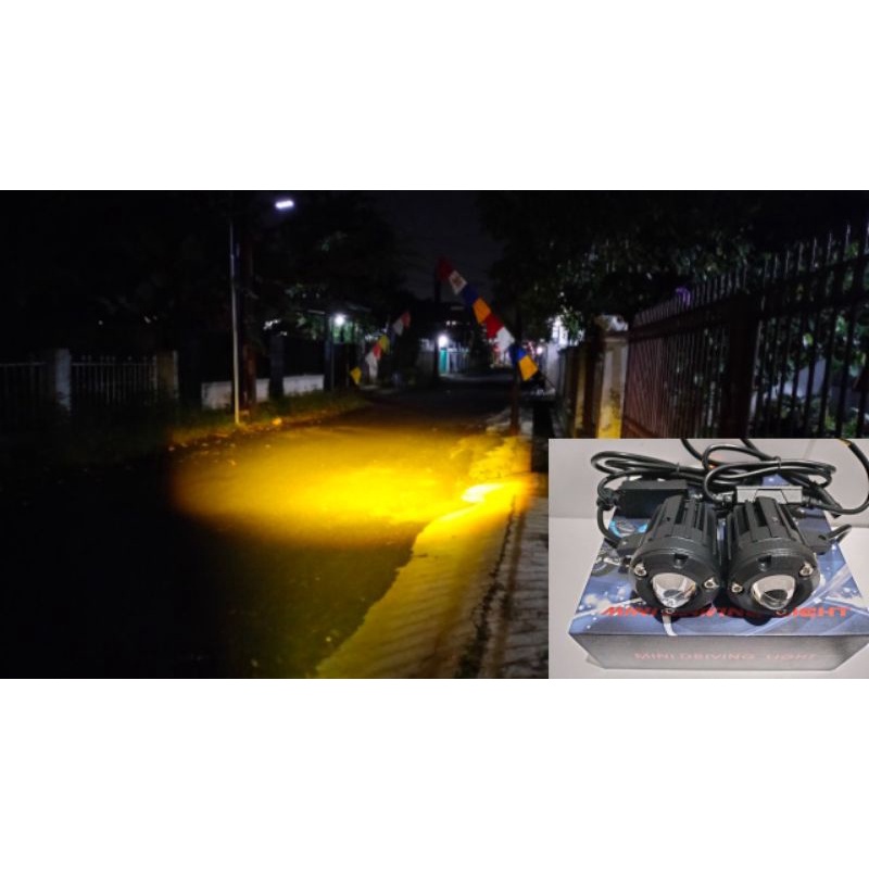 lampu mini sorot tembak led Aegis U15 new harga utk 2pcs lampu
