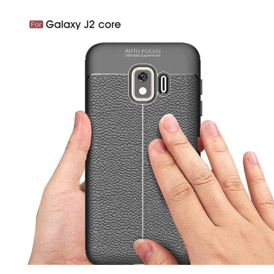 Case Leather Auto Focus Original Samsung Galaxy J2 Core Autofocus Original Softcase