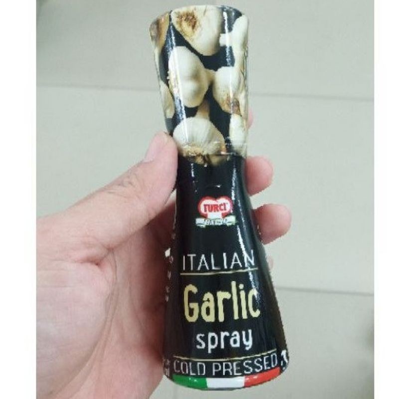 

Turci Italian Garlic Spray Cold Pressed Bumbu Masak Semprot Bawang Putih Rempah Dapur 40ml