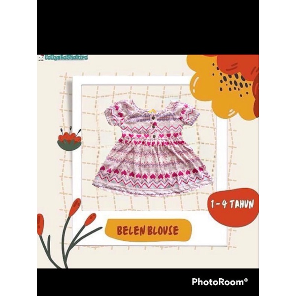 callysta blouse belen size 1-4 tahun