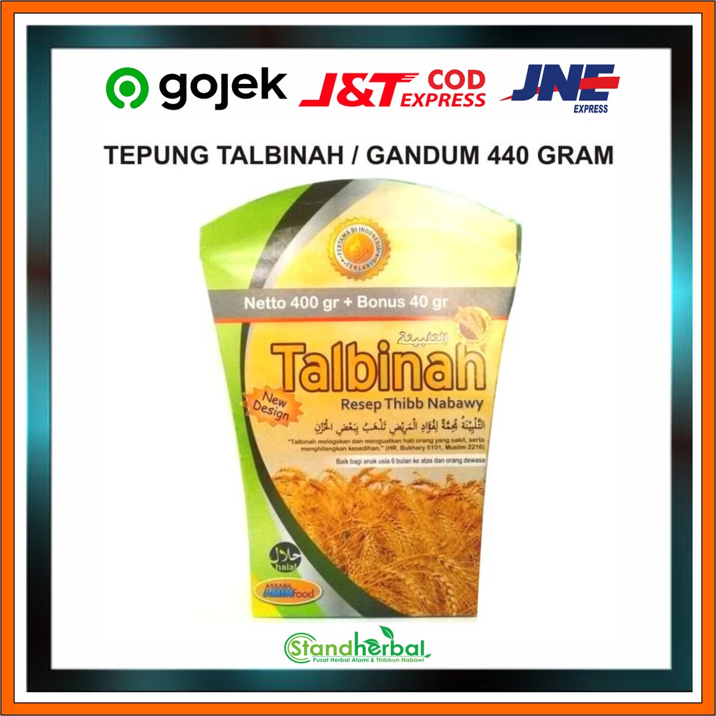 

Talbinah 440 Gr/ Tepung gandunm untuk Maag Kronis/ Talbinah Suplemen untuk Terapi Lambung