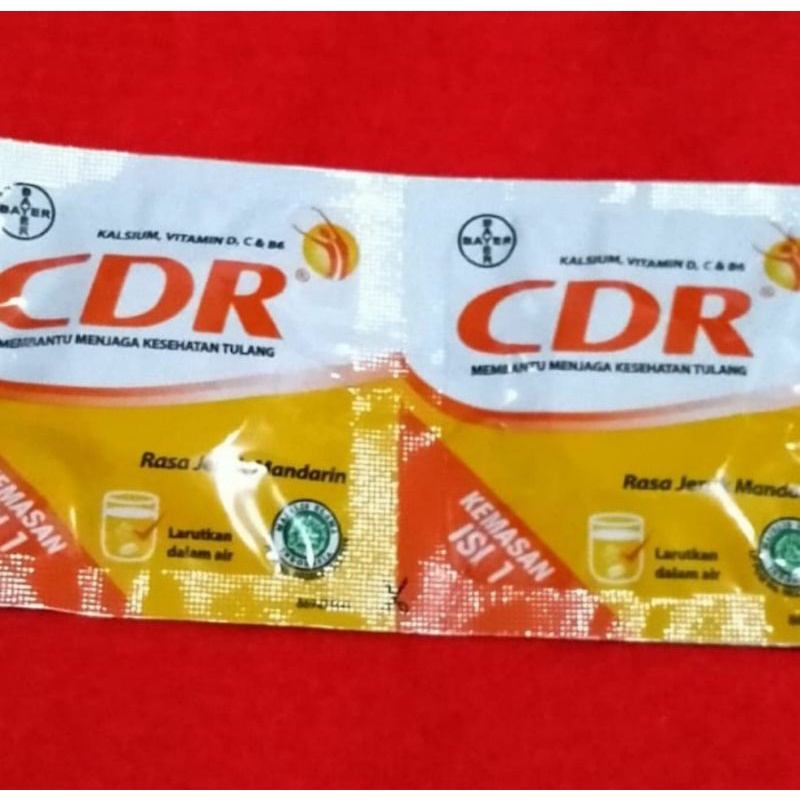 CDR EFFERVESENT TABLET ISI 2 PER STRIP/VITAMIN CDR ISI 2