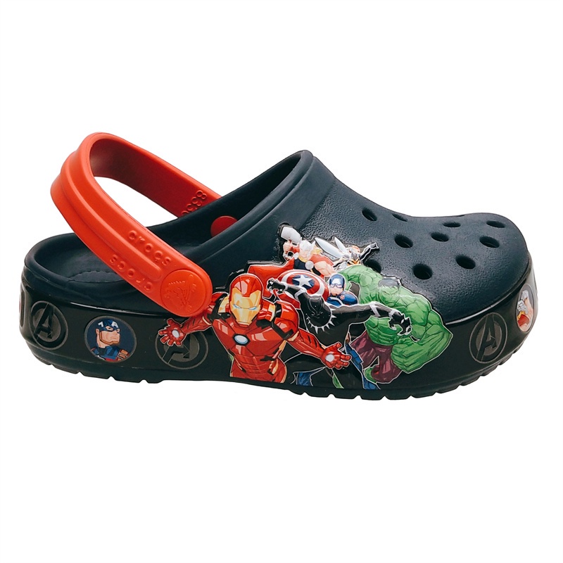 Crocs Anak Avengers New Sandal Karet Crocs Kids Sandal Anti Licin