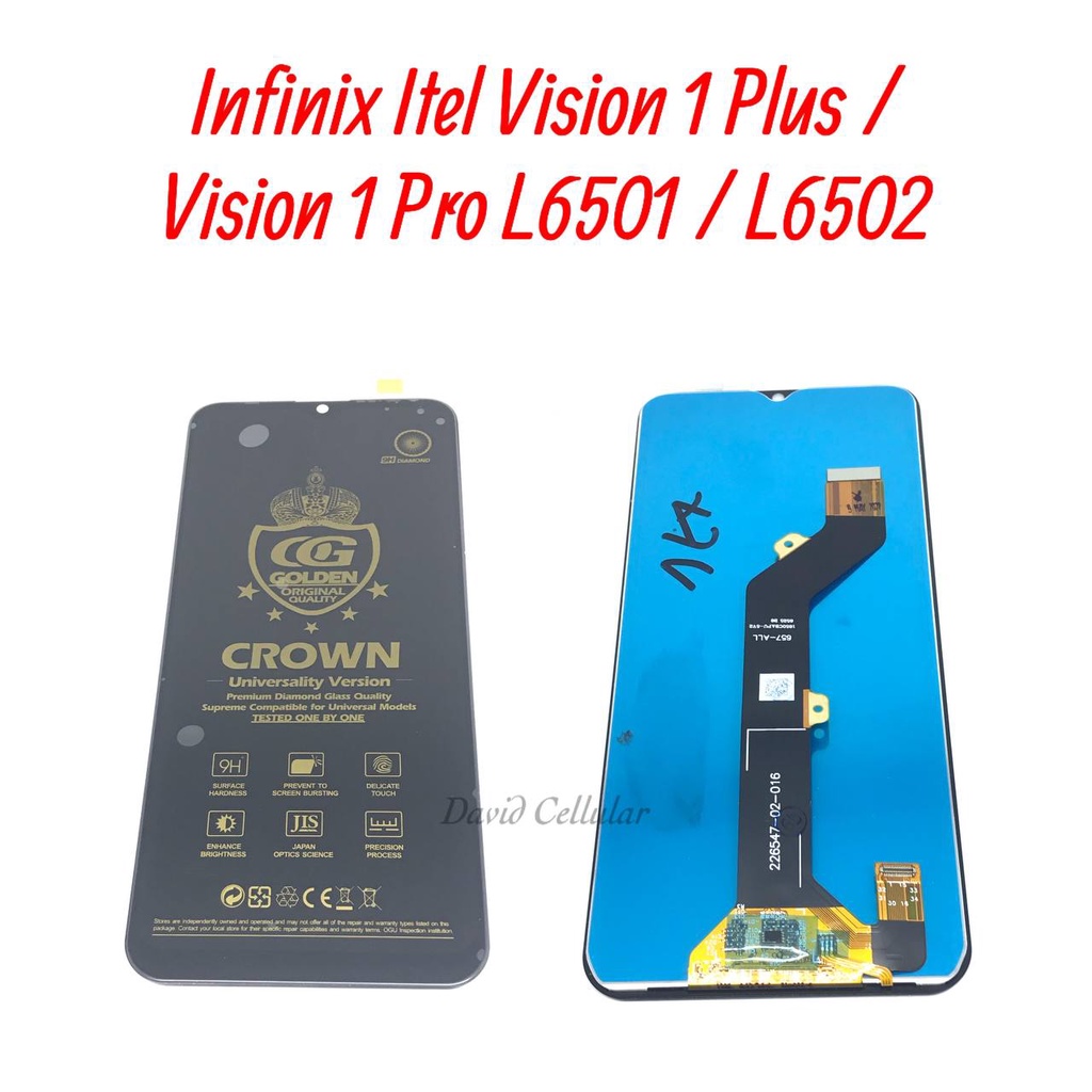 LCD TOUCHSCREEN INFINIX ITEL VISION 1 PLUS / VISION 1 PRO L6501 L6502 FULLSET