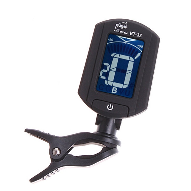 Tuner Digital LCD Chromatic 360 Derajat Untuk Gitar Bass Biola Ukulele String