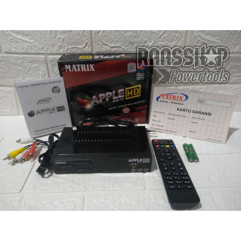 stb dvb t2 matrix apple merah