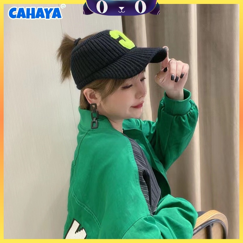 [CAHAYA] Topi Golf Senam Pantai Import Korea Rajut Karet S75