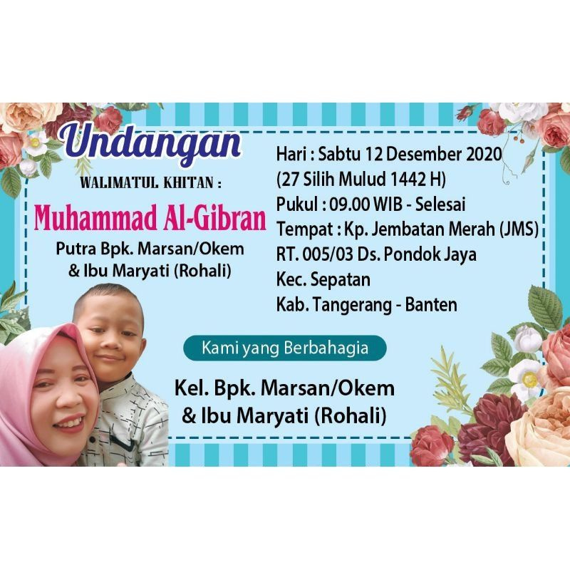 undangan khitanan mini/kopi