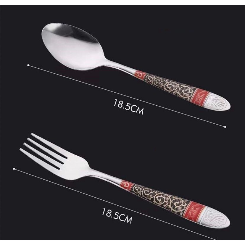 SENDOK MAKAN STAINLESS LUSINAN/SENDOK MAKAN BATIK/SENDOK BATIK 12 PCS FREE BUBBLE FBL