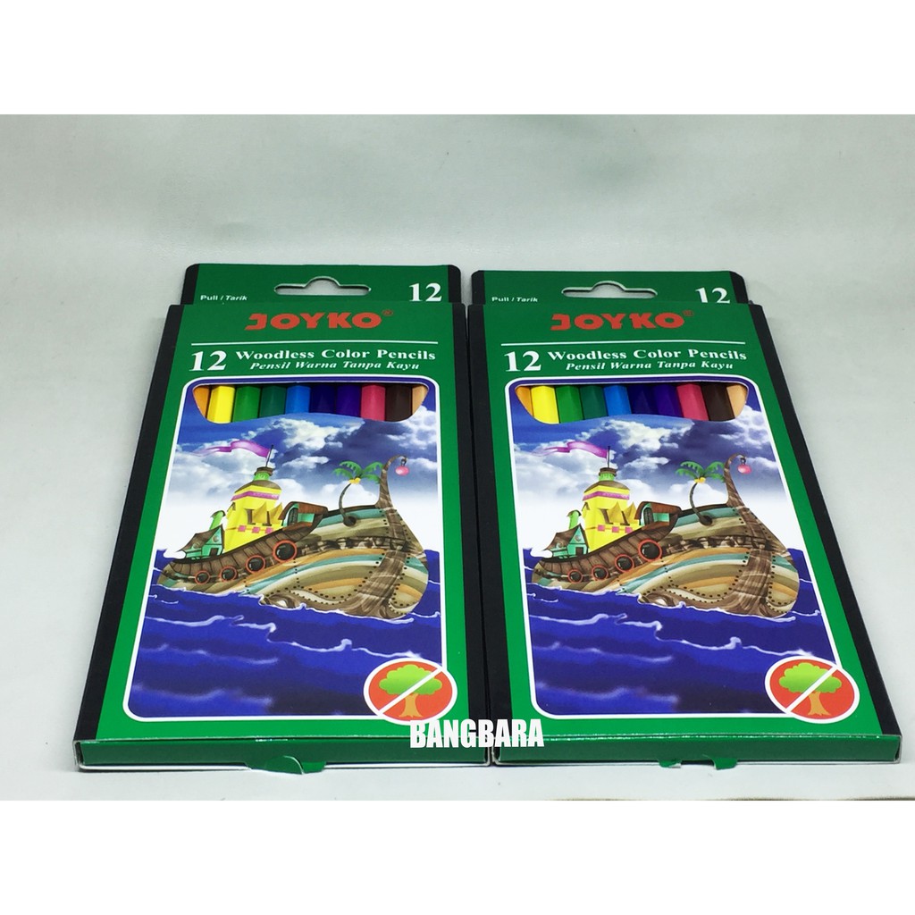 

Pensil Warna Joyko Panjang 12 Warna Eco Friendly