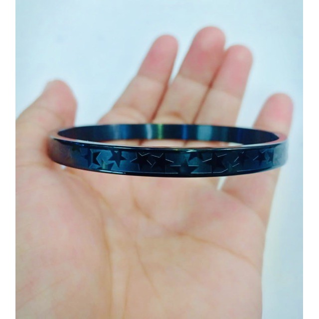 Titanium/ gelang titanium / gelang titanium hitam