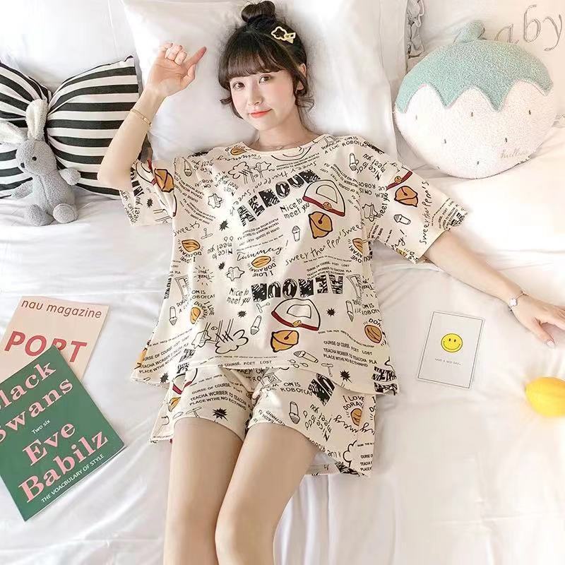 [TOYOU SHOP M25A] PAKAIAN WANITA | BAJU TIDUR WANITA | PIYAMA LENGAN PENDEK | PIYAMA IMPORT | MOTIF KARTUN | PREMIUM ALL SIZE