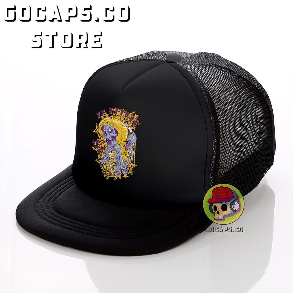 Mexican Skalaton / Topi Jaring Distro / Topi Jaring / Topi Distro Premium / Topi Pria / Topi Baseball / Snapback / Topi Snapback / Topi Snapback Jaring / Topi Kece Unisex / Gocaps