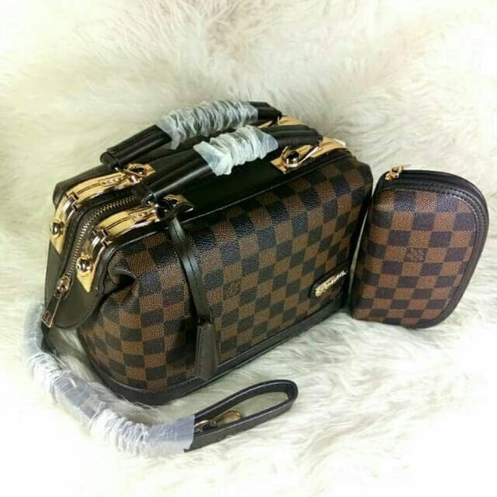 Unik Tas Fashion Wanita Tas Doctor LV Import Free Dompet Berkualitas