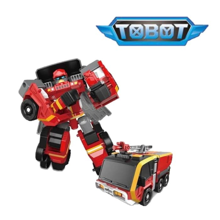 ROBOT... TOBOT MINI MAINAN ROBOT BISA JADI MOBIL TRANSFORM TOBOT 2 R PEMADAM