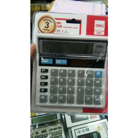 

Kalkulator Calculator Deli Original DLC512 Check&Correct