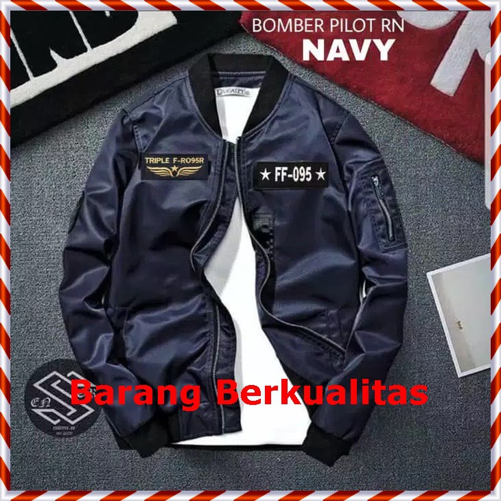 JAKET BOMBER PILOT RN SERIES Baju Pria - Baju Cowok - Jaket Pria - Jaket Cowok