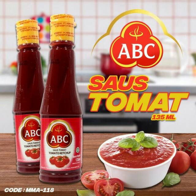 

Saus Tomato Meja ABC 135ml - MMA-118