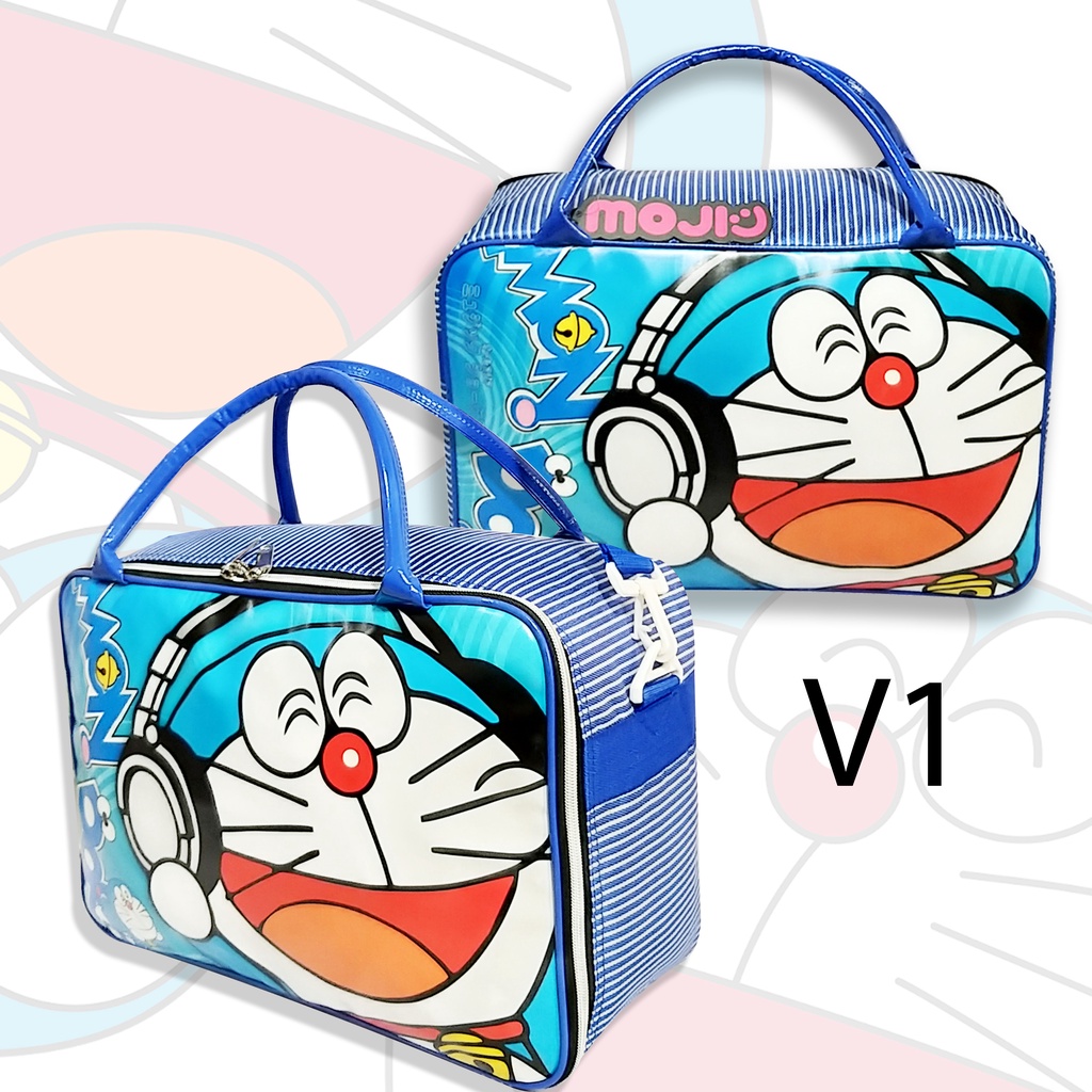 Tas mudik Tas travel bag pakaian motif karakter ukuran besar tas selempang Moji 1