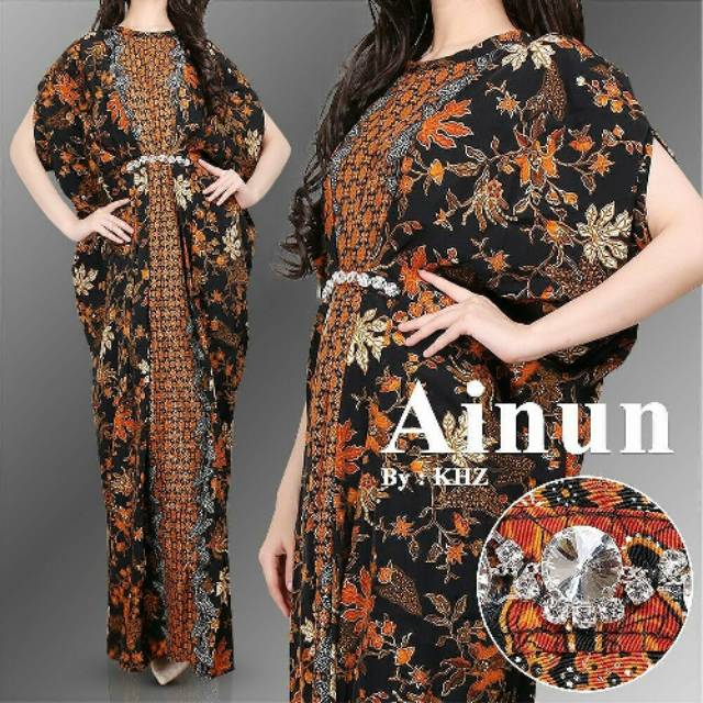 Kaftan batik ainun by khz boutique