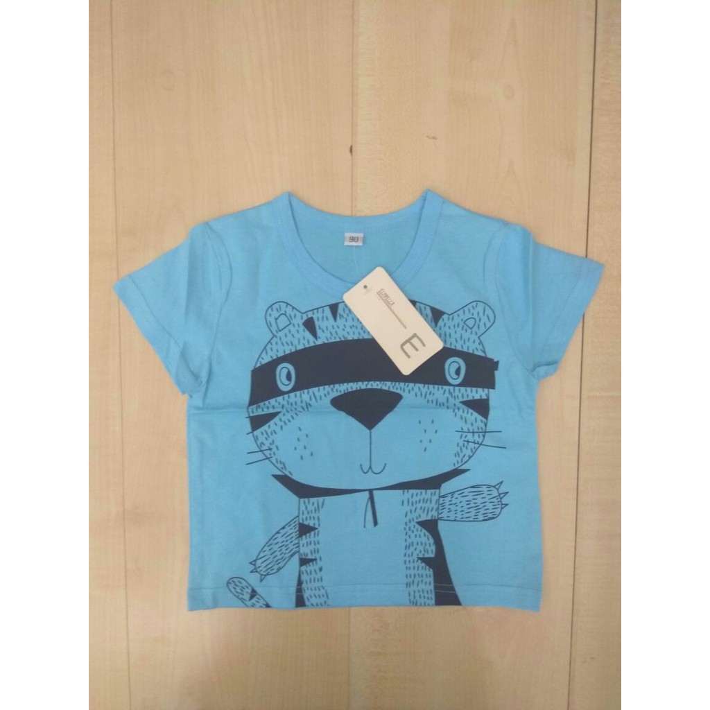 KAOS ANAK SHORT TEE BLUE TIGER CC303D