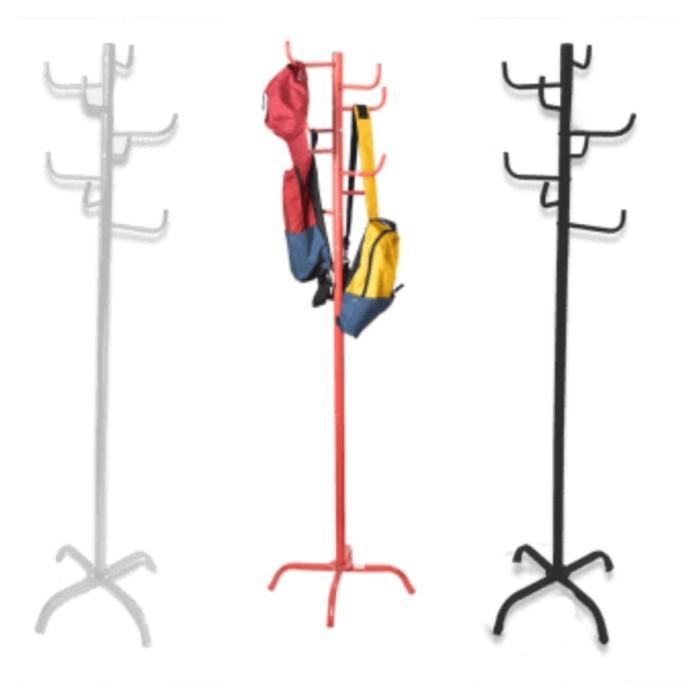Hanger Gantungan Tas Jaket Topi Pakaian Standing Hanger Murah Besi