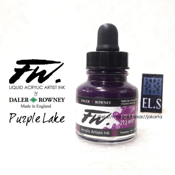 

Best Seller! Daler Rowney Fw Ink Purple Lake ( Cat Akrilik ) Murah