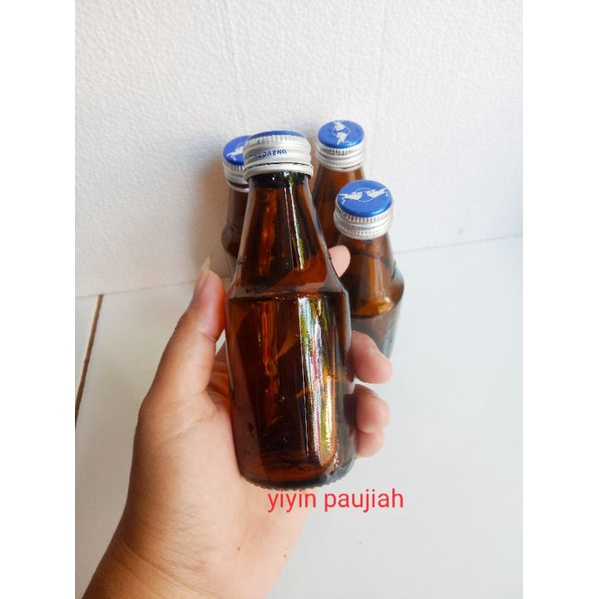 Botol bekas kratingdaeng botol warna coklat botol kaca 150ml per 4pcs