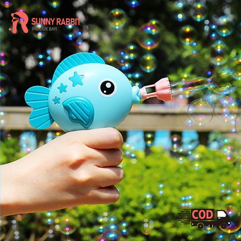 Mainan gelembung sabun/Mainan anak/Mainan gelembung/Pistol Gelembung Lumba-lumba/Mainan bubble gun (B78)