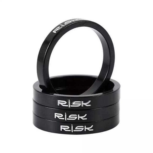 Ring spacer headset stem sepeda mtb roadbike 5mm black