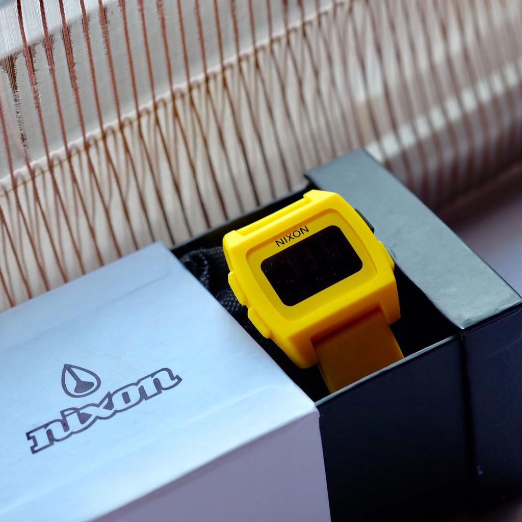 Jam Tangan Pria Wanita Nixon Digital Tali Karet