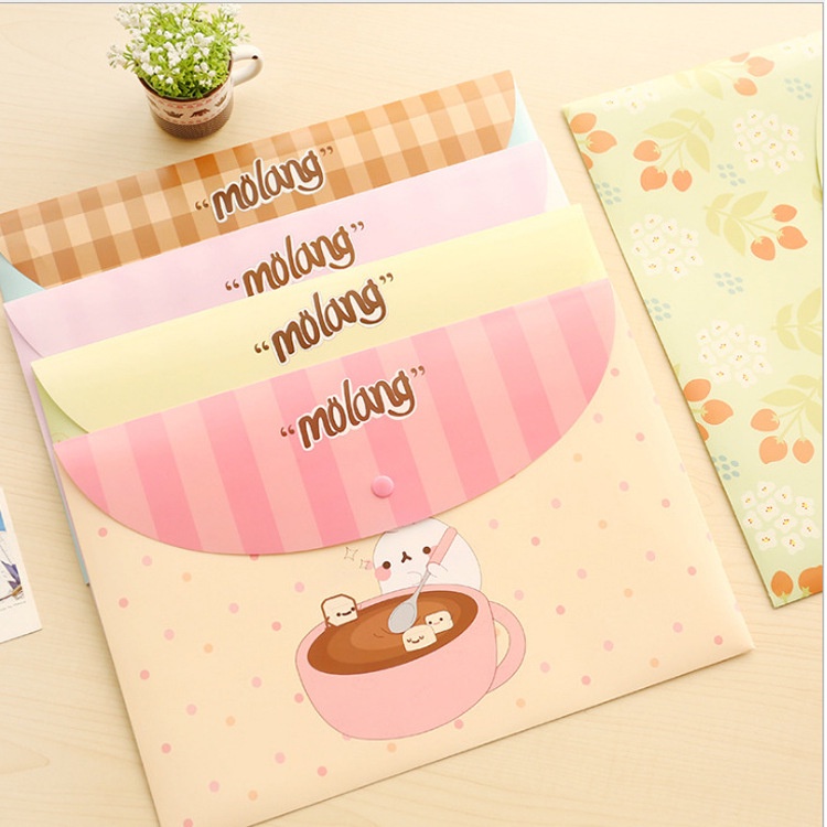 

[areum.in] Map Plastik A4 Molang dan Bunga