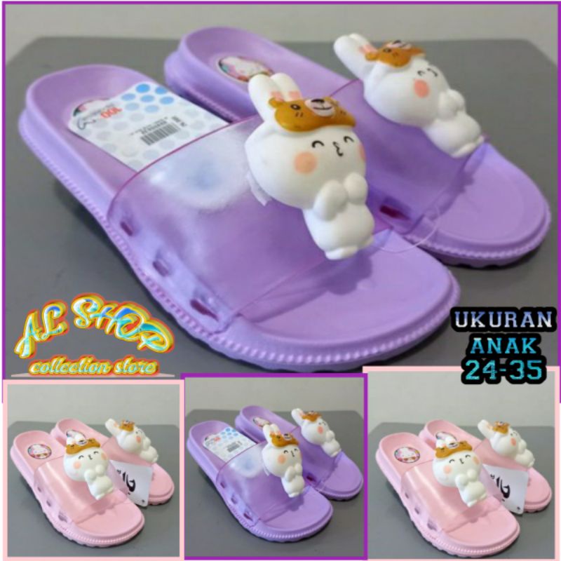 Harga Sandal anak slop boneka perempuan 361d & c dulux